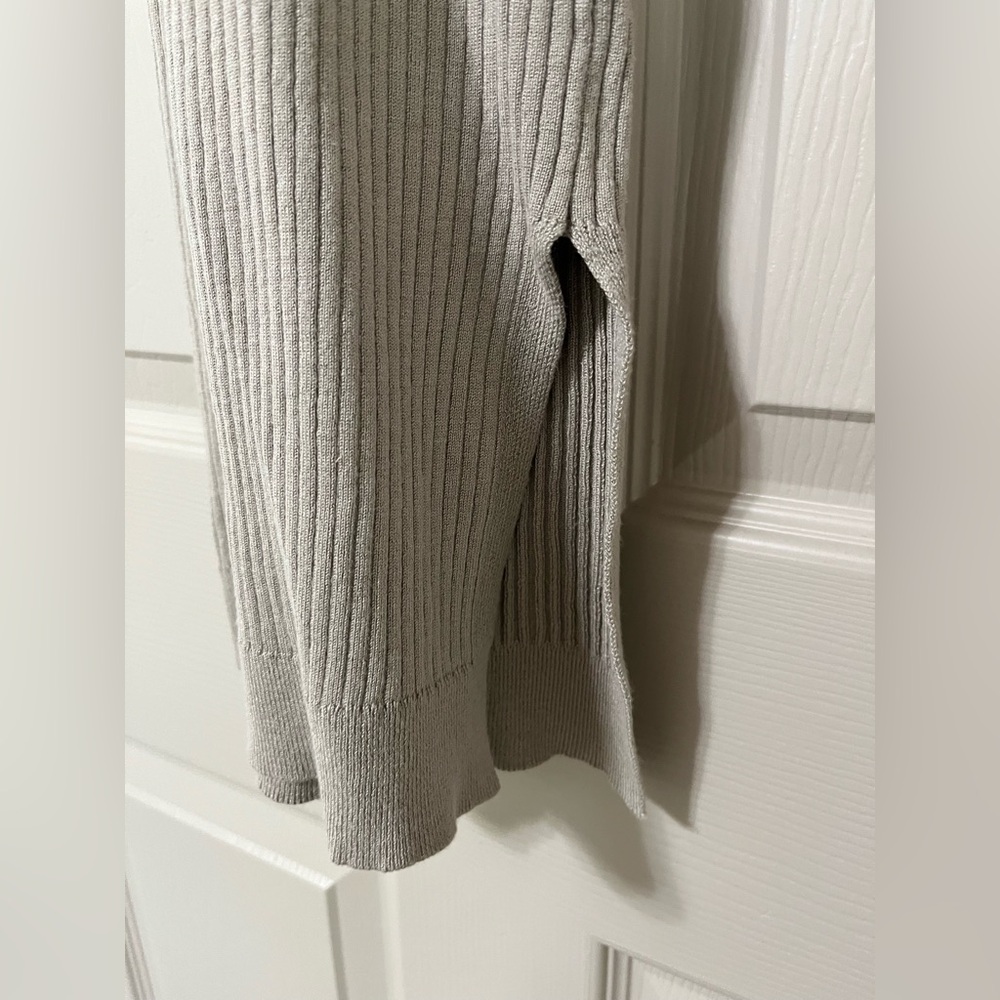 Forever 21 Midi Ribbed Knit Sweater Dress with cross straps - Picture 5 of 8